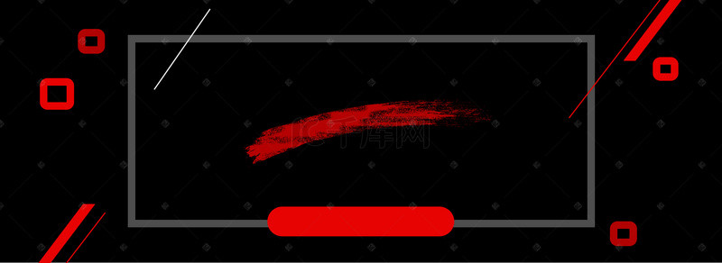 红色简约线条背景图片_黑色星期五banner
