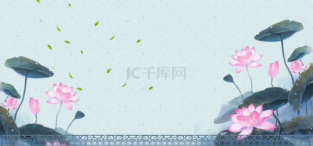 中国风背景促销banner