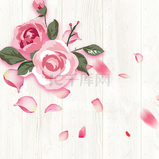 玫瑰花桌面化妆品主图