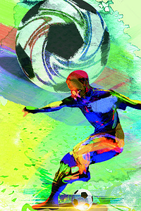 足球世界杯素材背景图片_激战世界杯足球背景素材