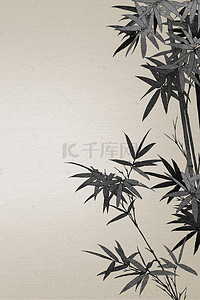 素材竹叶背景图片_黑色的竹林H5素材背景