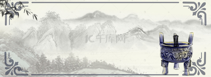 psd海报设计背景图片_创意中国风诚信考试海报背景素材
