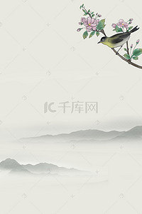 中国结背景图片_古风书简广告背景