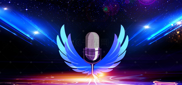 背景播音主持艺术比赛背景图片播音主持艺术比赛高清背景儿童播音主持