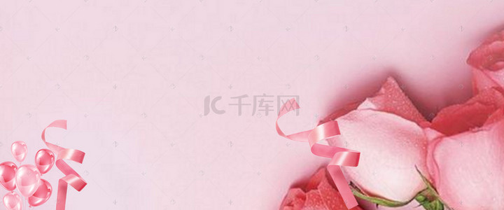 国风牡丹背景图片_粉色系化妆品背景图片banner