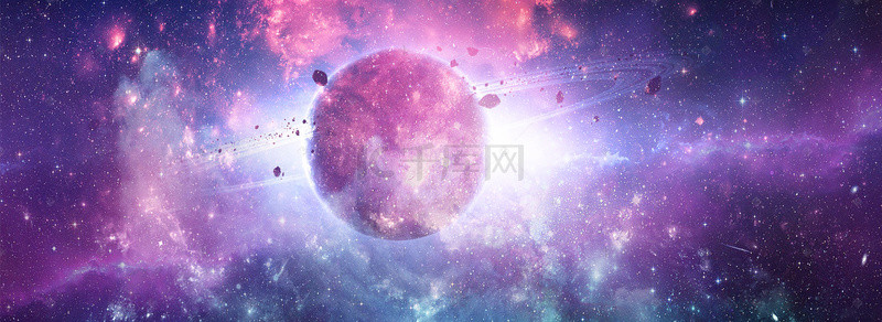 星空渐变背景背景图片_唯美星空梦幻银河背景