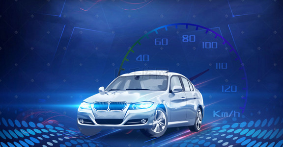 充电电池环保矢量背景图片_科技汽车新能源合成创意背景