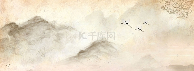 展板背景图片_中医养生中国风展板背景素材