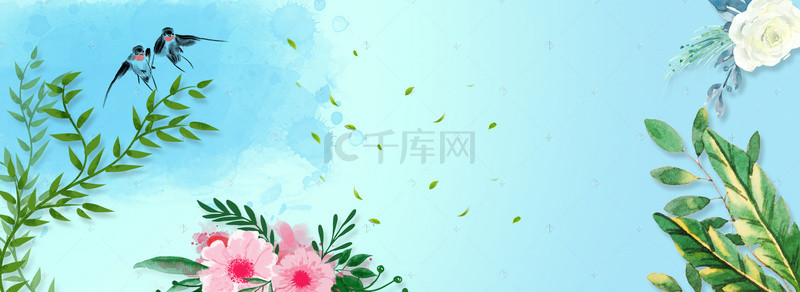 春夏尚新背景图片_春季上新新风尚淘宝春夏上新绿色banner