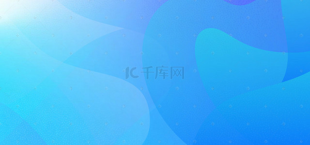 蓝色渐变简约大气几何扁平banner