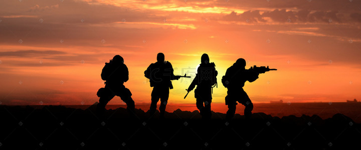 游戏背景战争背景图片_现代战场特种兵背景海报