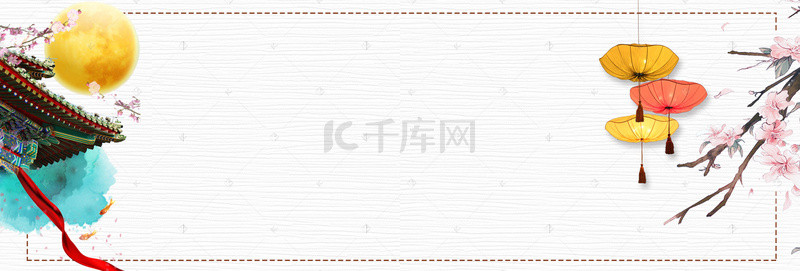 团团圆圆背景图片_中秋节古风背景图片
