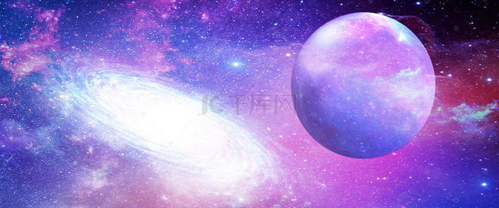 渐变梦幻星空背景图片_宇宙星球星空背景