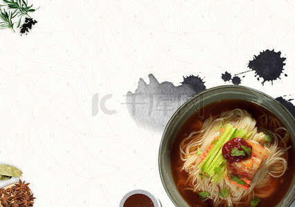 中国淘宝主图背景图片_中国风复古面食PSD分层主图
