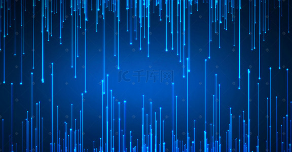 蓝色质感科技光线背景图片_蓝色光钎科技背景
