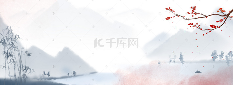 简约中国风手串海报banner