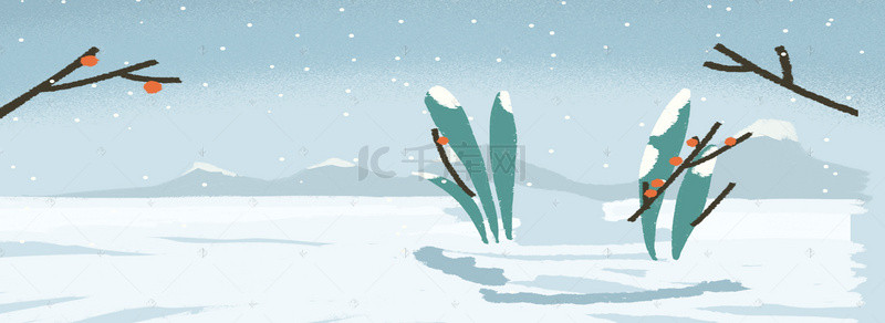小雪背景图片_灰色创意传统古典背景