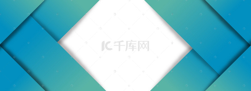 简约蓝色商务办公微立体banner