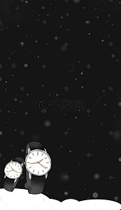 手表背景背景图片_冬日节气手表背景