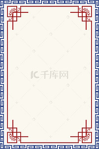 简约框架背景背景图片_中国风简约框架H5分层背景