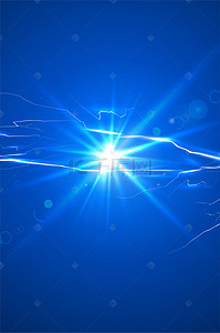 蓝色科技商务底纹背景图片_蓝色简约科技线条高清背景