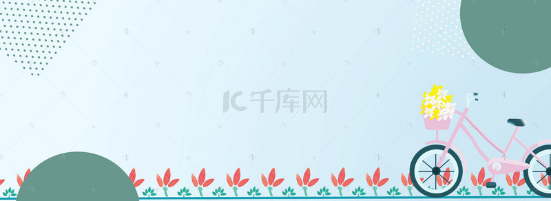植物日系背景图片_小清新插花海报背景