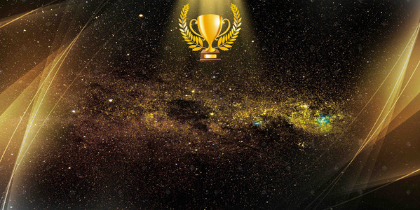 酷炫星空科技背景图片_颁奖典礼海报背景模板