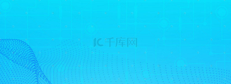 创意科技蓝色淘宝banner