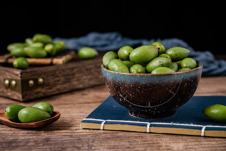 新鲜食材美食橄榄营养摄影图配图