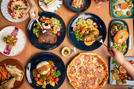美食披萨摄影照片_西餐美食食物拍摄摄影图配图