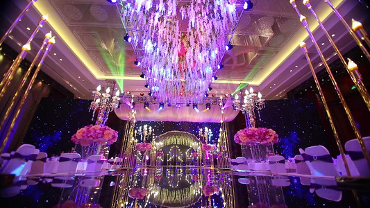 炫目唯美婚礼庆典灯光舞台