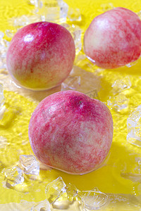 水果蔬果水蜜桃蜜桃桃子摄影图配图