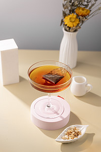 香醇饮料茶红色红茶摄影图配图