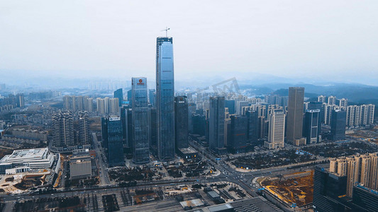 城市地标建筑贵阳国际金融中心建筑群
