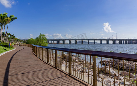 城市建筑海岸出游海景风光摄影图配图