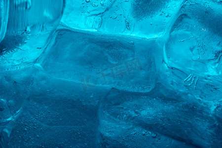西瓜夏天插画手绘摄影照片_冰块的底纹背景