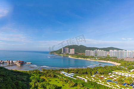 风景摄影照片_三亚亚龙湾全景