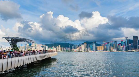 香港维多利亚港摄影图