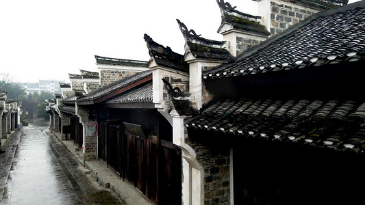 刚好遇见最美的你摄影照片_中国江南烟雨最美古镇古街古巷中国古风