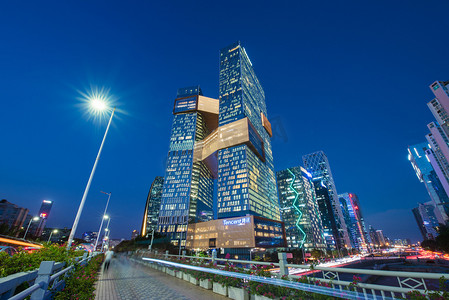 深圳城市夜景摄影图