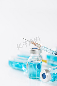 医疗健康疫苗药品静物摄影图配图