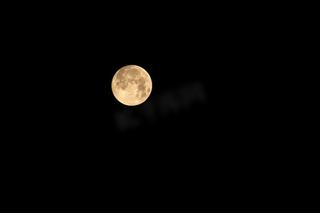 卡通中秋节嫦娥摄影照片_圆月月亮摄影图