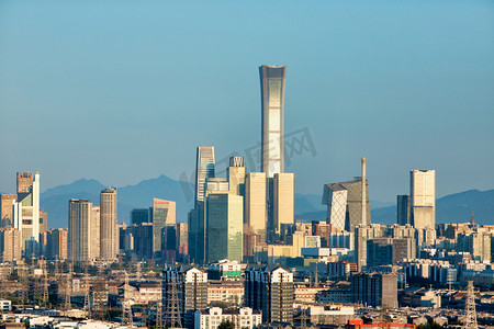 城市摄影照片_北京地标中国尊摄影图