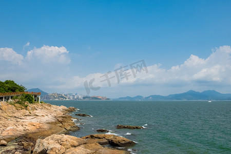 惠州夏天海边沙滩旅游摄影图配图