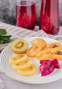 新鲜营养美味水果食品摄影图配图