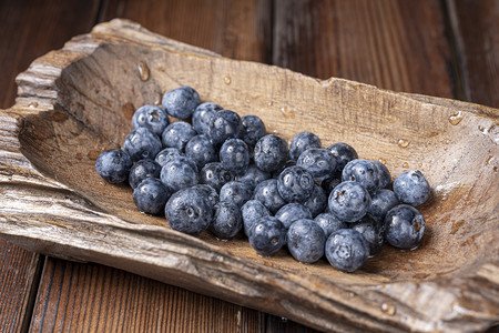 新鲜特色特产水果蓝莓摄影图配图