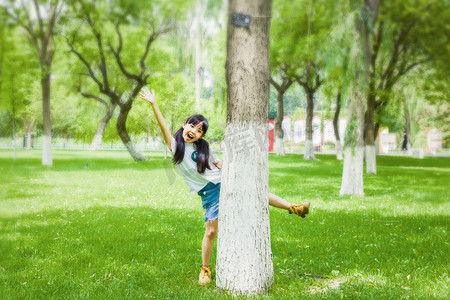 人像可爱女孩小女生儿童摄影小学生摄影图配图