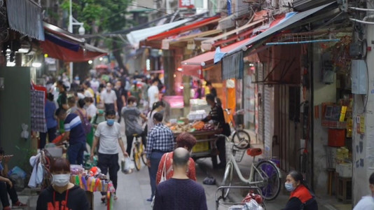 热闹的街市摄影照片_热闹繁忙的市市井生活实拍