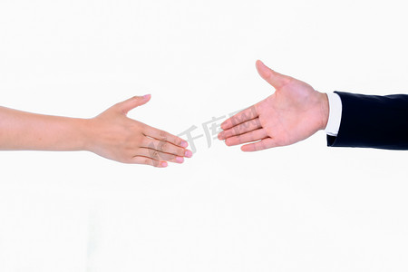 手手势握手科技商务办公摄影图配图