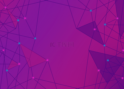 紫色抽象背景科技线条